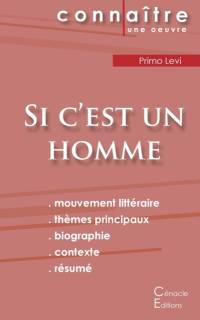 Fiche de lecture Si c'est un homme de Primo Levi (Analyse litteraire de reference et resume complet) av Primo Levi