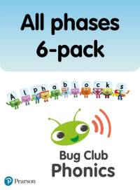 New Phonics Bug and Alphablocks All Phases 6-pack av Monica Hughes