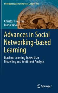 Advances in Social Networking-based Learning av Maria Virvou