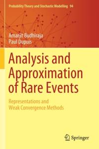 Analysis and Approximation of Rare Events av Amarjit Budhiraja