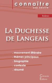 Fiche de lecture La Duchesse de Langeais de Balzac (Analyse litteraire de reference et resume complet) av Balzac Honore de Balzac