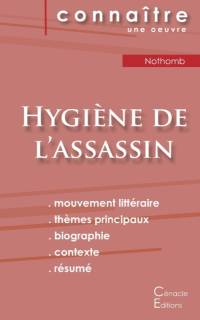 Fiche de lecture Hygiene de l'assassin de Nothomb (Analyse litteraire de reference et resume complet) av Nothomb Amelie Nothomb