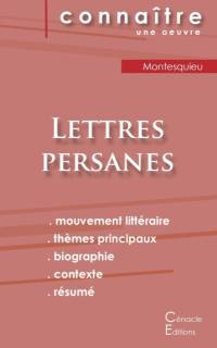 Fiche de lecture Lettres persanes de Montesquieu (analyse litteraire de reference et resume complet) av Montesquieu