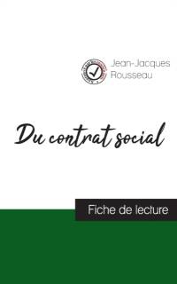 Du contrat social de Jean-Jacques Rousseau (fiche de lecture et analyse complete de l'oeuvre) av Rousseau Jean-Jacques Rousseau