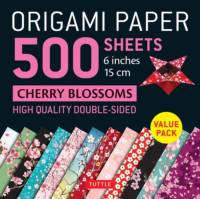 Origami Paper 500 sheets Cherry Blossoms 6 inch (15 cm) av Tuttle Publishing