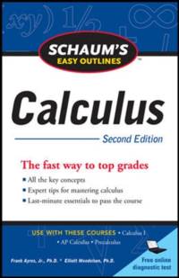 Schaum's Easy Outline of Calculus, Second Edition av Elliott Mendelson