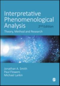 Interpretative Phenomenological Analysis av Jonathan A. Smith