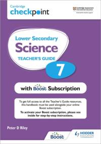Cambridge Checkpoint Lower Secondary Science Teacher's Guide 7 with Boost Subscription av Peter Riley