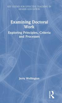 Examining Doctoral Work av Jerry (University of Sheffield Wellington
