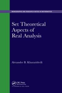 Set Theoretical Aspects of Real Analysis av Alexander B. Kharazishvili