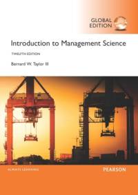 Introduction to Management Science, Global Edition av Bernard Taylor