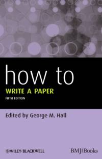 How To Write a Paper av GM Hall