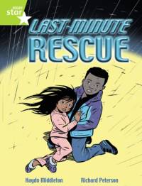 Rigby Star Indep Year 2 Lime Fiction Last Minute Rescue Single av Haydn Middleton