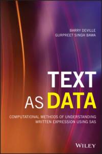 Text as Data av Barry DeVille