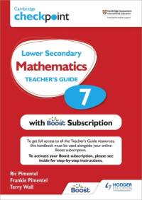 Cambridge Checkpoint Lower Secondary Mathematics Teacher's Guide 7 with Boost Subscription av Frankie Pimentel