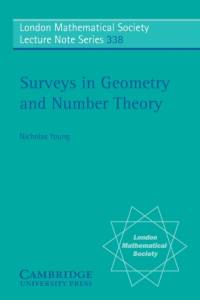 Surveys in Geometry and Number Theory