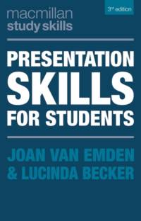 Presentation Skills for Students av Joan van (University of Reading Emden