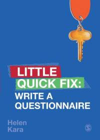 Write a Questionnaire av Helen Kara