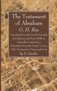 The Testament of Abraham av G H Box
