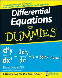 Differential Equations For Dummies av Steven Holzner