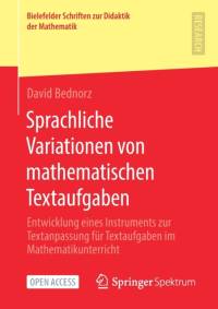 Sprachliche Variationen Von Mathematischen Textaufgaben av David Bednorz