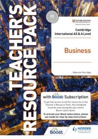 Cambridge International AS & A Level Business Teacher's Resource Pack with Boost Subscription av Malcolm Surridge