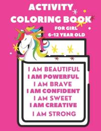 Activity Book For 6-12 year old girl av My Coloring Beautiful Life