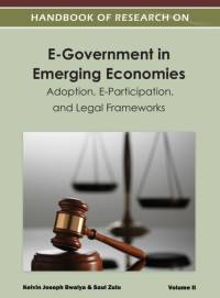Handbook of Research on E-Government in Emerging Economies av Kelvin Joseph Bwalya