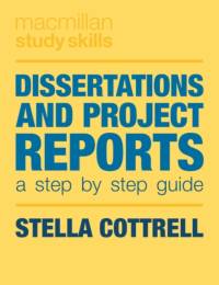 Dissertations and Project Reports av Stella (Writer Cottrell
