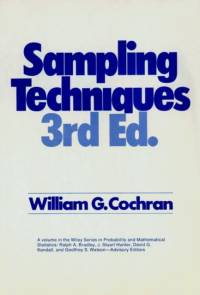 Sampling Techniques av William G. (Harvard University) Cochran