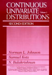 Continuous Univariate Distributions, Volume 2 av Norman L. (University of North Carolina Johnson
