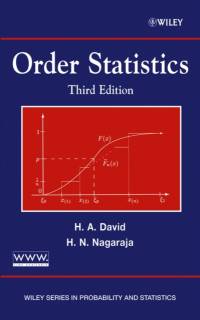 Order Statistics av Herbert A. (Iowa State University David