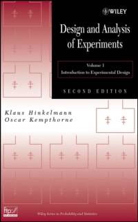 Design and Analysis of Experiments, Volume 1 av Klaus Hinkelmann