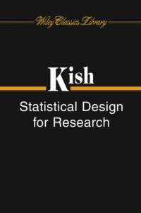 Statistical Design for Research av Leslie (University of Michigan Kish