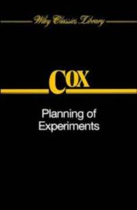 Planning of Experiments av D. R. (Birkbeck College Cox