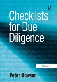 Checklists for Due Diligence av Peter Howson