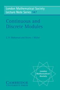 Continuous and Discrete Modules av Saad H. Mohamed