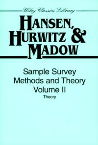 Sample Survey Methods and Theory, Volume 2 av Morris H. (Bureau of the Census) Hansen