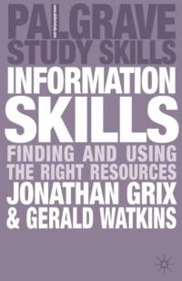 Information Skills av Jonathan Grix