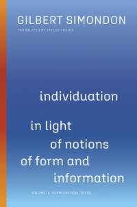 Individuation in Light of Notions of Form and Information av Gilbert Simondon