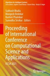 Proceeding of International Conference on Computational Science and Applications av Subhash Bhalla