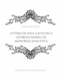 Lettres de Paul Gauguin à Georges-Daniel de Monfreid av Paul Gauguin