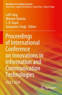Proceedings of International Conference on Innovations in Information and Communication Technologies av Lalit Garg