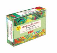 Marbled Patterns Note Cards - 12 Cards av Tuttle Studio