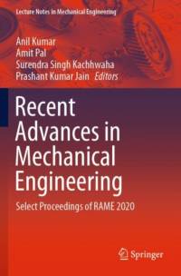 Recent Advances in Mechanical Engineering av Anil Kumar