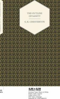 Outline of Sanity av G. K. Chesterton