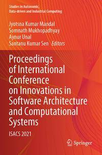 Proceedings of International Conference on Innovations in Software Architecture and Computational Systems av Jyotsna Kumar Mandal