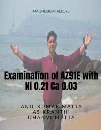 Examination of AZ91E with Ni 0.21 Ca 0.03 av Anil Kumar