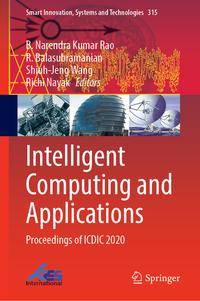 Intelligent Computing and Applications av B. Narendra Kumar Rao