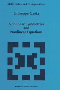 Nonlinear Symmetries and Nonlinear Equations av Giuseppe Gaeta